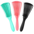 3 Pack Hair Detangler Brush for Afro America/African Hair Textured 3A to 4C Kinky Wavy/Curly/Coily/Wet/Dry/Oil/Thick/Long Hair, Detangling Brush for Natural Hair,Detangle Brush