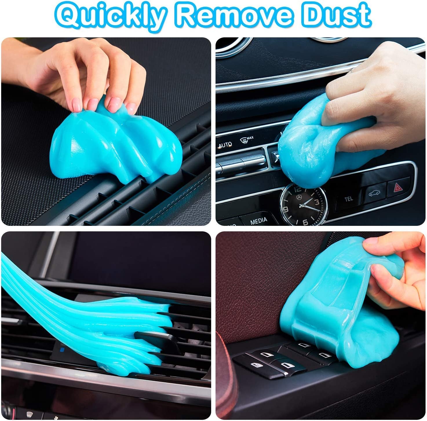 Universal Car Interior Cleaning Gel - Premium Auto Detailing Slime and Dust Remover Kit for Men and Women