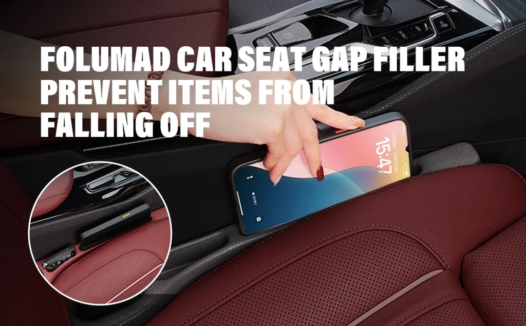 Universal Car Seat Gap Filler, Seat Side Gap Filler with Organizer- 2 pack